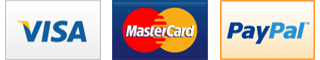 Visa, Mastercard, Paypal